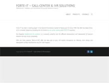 Tablet Screenshot of forte-it.com